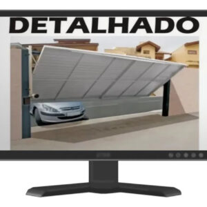 Projeto para construção de portão basculante automatizado