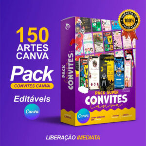 Pack Arquivos Editáveis Canva 12.000 Posts + 500.000 Bônus