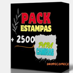 Pack +2500 Estampas Editaveis De Camisetas + Brindes Top