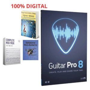 Cifras Guitar Pro 8 + Brindes + Mega Pack 64 Mil Cifras