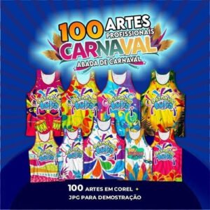 100 Artes Estampas Abada Camisas De Carnaval 2025 Em Corel