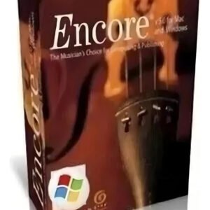 Encore 5 Editor De Partituras Profissional Criação E Edição