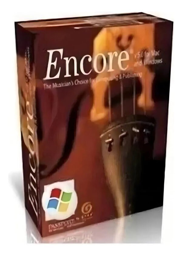 Encore 5 Editor De Partituras Profissional Criação E Edição