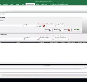 Planilha Controle De Estoque E Almoxarifado
