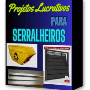 Super Pack Projetos Serralheria Móvel Industrial + Brindes