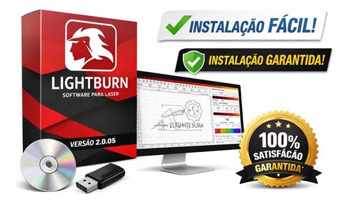 Lightburn 2.0.05. ultima Versão Fácil Instalação + Bonus