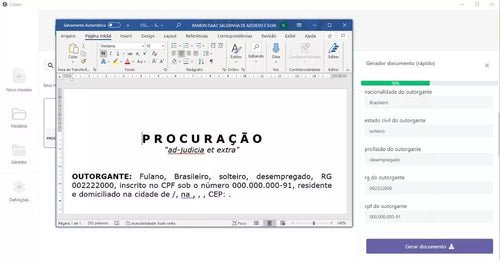 Gerador De Petições Automáticas – Software Jurídico
