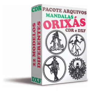 Design De Mandalas Para Projetos De Artesanato Em Cnc Orixás