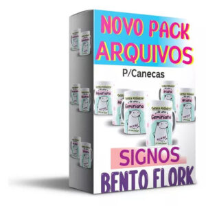 Pacote Arquivos Digitais Impressão Bento Flork Signos