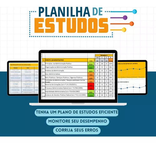 Planilha Para Organização E Controle De Estudos