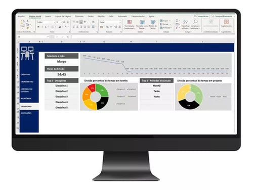 Planilha De Controle De Estudo Para Concurso Em Excel