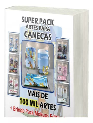 Super Pack Artes Prontas Para Canecas + Mockups Editaveis