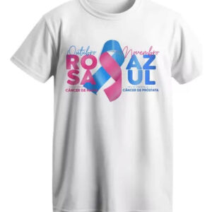 Kit De Artes Editável Outubro Rosa E Novembro Azul Camisetas