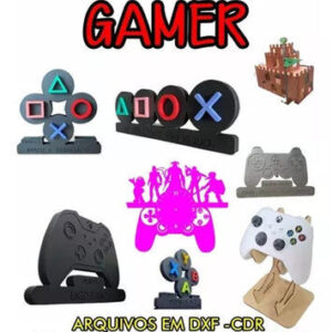 Pacote De Vetores Plaquinhas Gamer