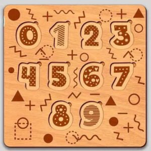 50 Quebra Cabeças Pedagógico Infantil Corte A Laser Vetor