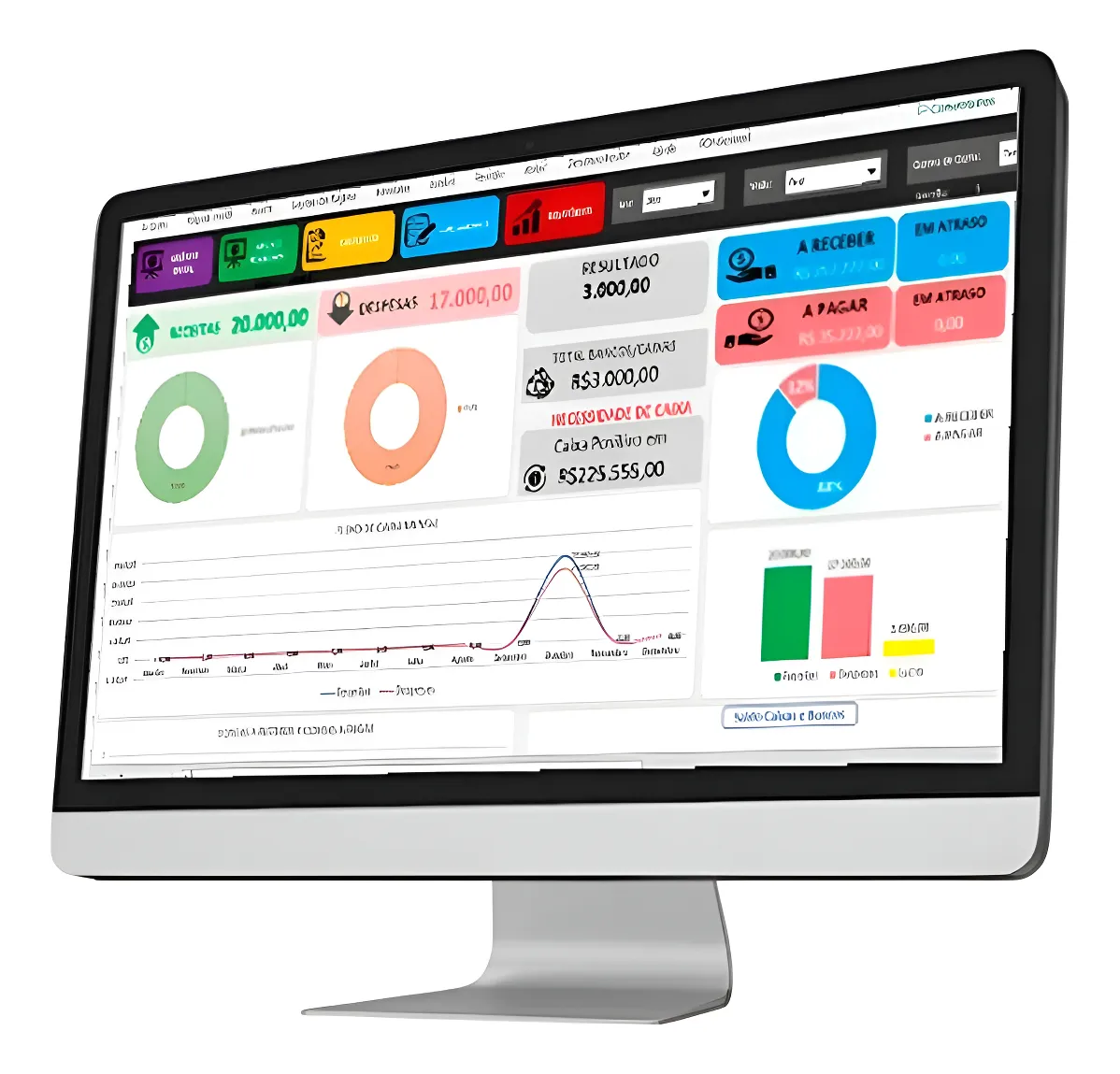Controle Financeiro Empresas Excel