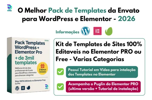 Pack +3mil Templates Sites WordPress + Elementor Pro + Bônus