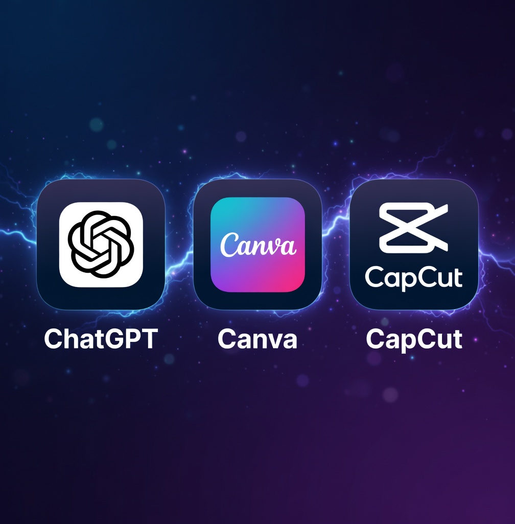 CapCut + Canva + ChatGPT 12 Meses Acesso Imediato Entrega Rápida
