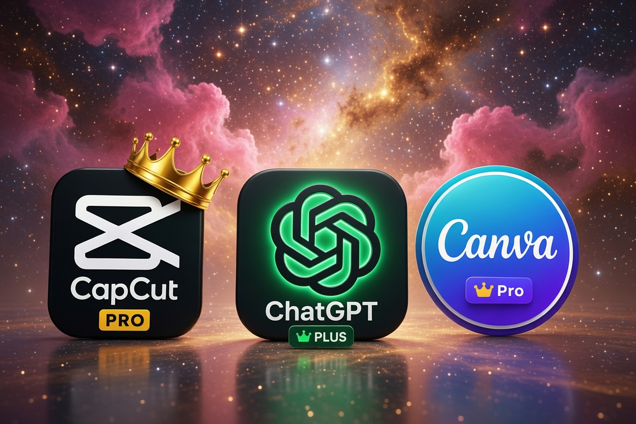 Pack CapCut Canva ChatGPT 12 Meses Original Envio Imediato