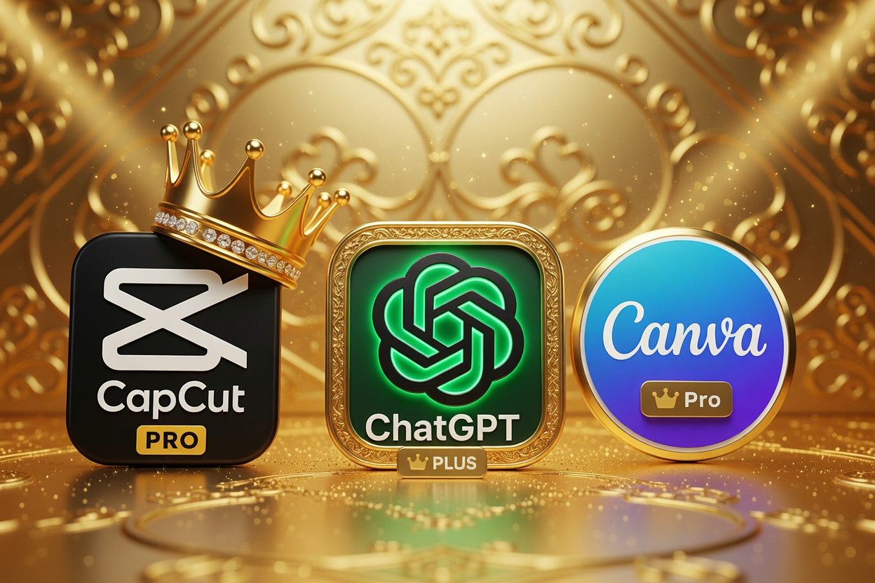 Pack Completo CapCut Canva ChatGPT 1 Ano Envio Imediato