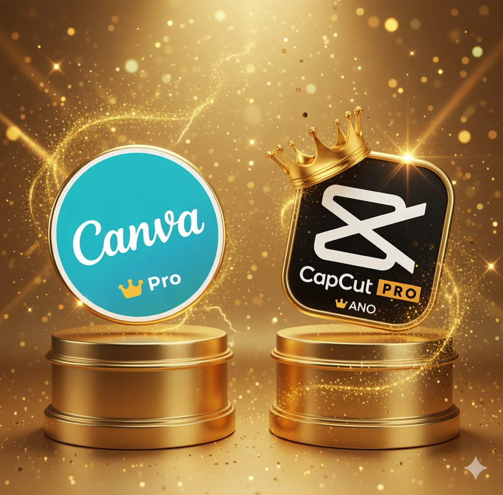 Canva CapCut 1 Ano Design e Edição Fácil e Rápido