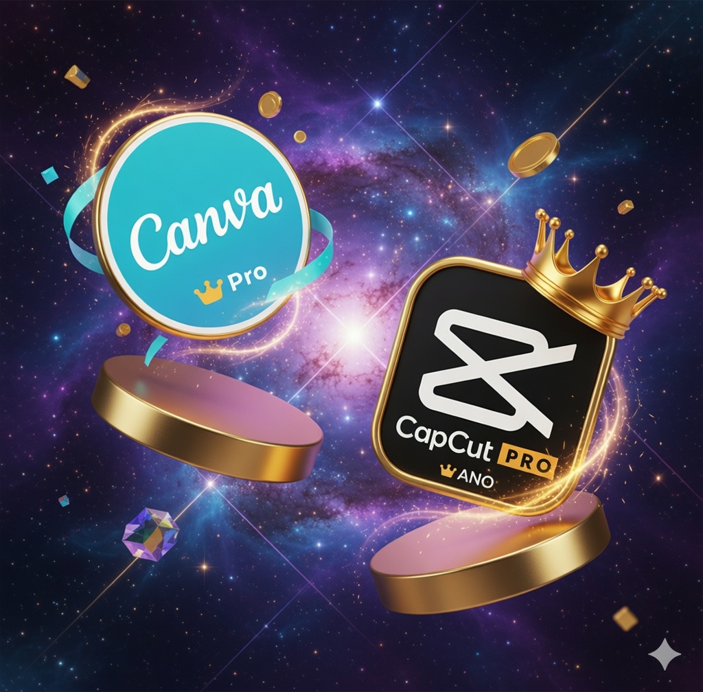 Canva + CapCut 12 Meses Design e Vídeo Completo Rápido